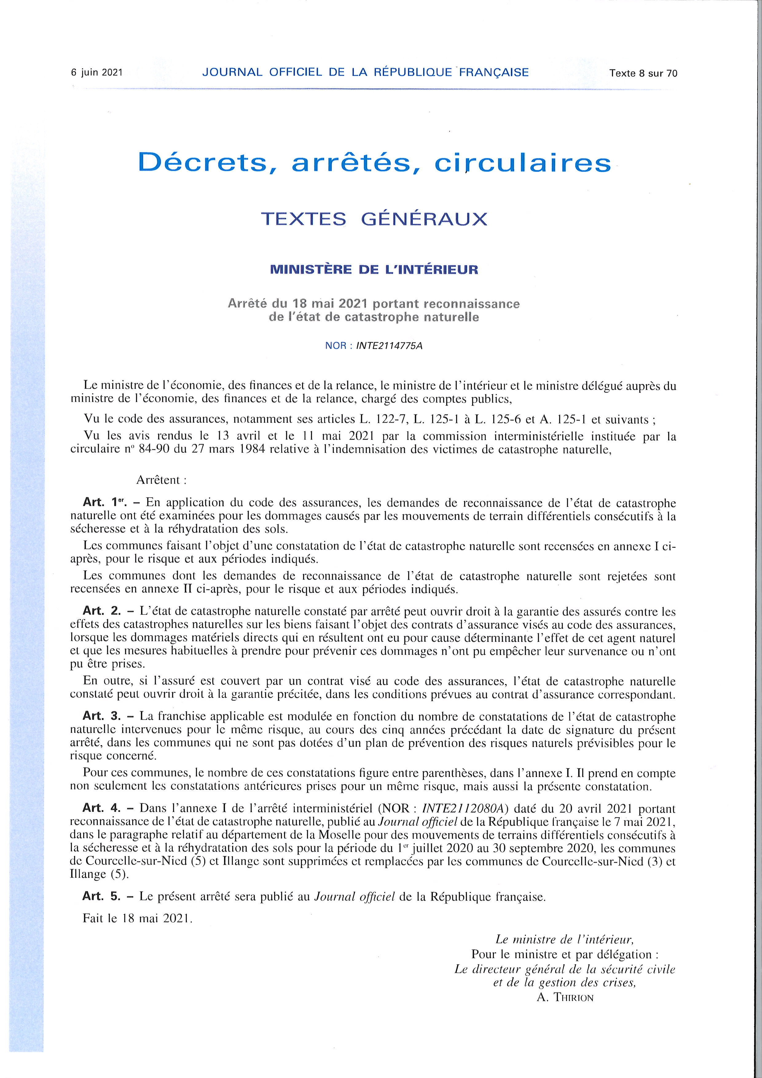 arrêtés1