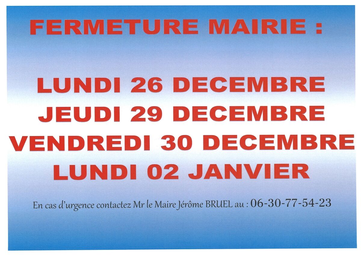 FERMETURE M