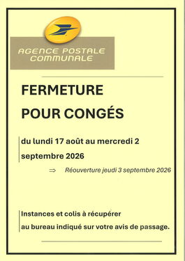 FERMETURE APC